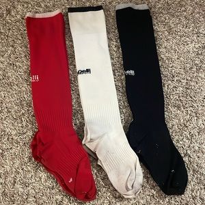 Capelli soccer socks (red, white & black pair)